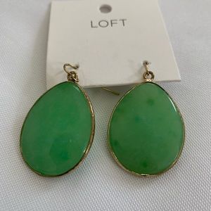 Never worn Gorgeous Green Loft Drop Earrings